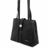 Дамска чанта ENZO NORI модел ALESA от естествена кожа цвят черен