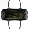 Изискана дамска чанта ENZO NORI модел RUMBA от естествена кожа цвят черен змийски лазер
