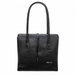 Дамска чанта ENZO NORI модел ALLEGRA естествена кожа черен