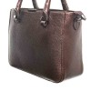 Голяма дамска чанта от естествена кожа ENZO NORI кафяв