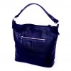 Красива дамска чанта от естествена кожа PAULA VENTI модел PV2280 цвят син