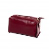 Изискана малка дамска чанта от естествена кожа PAULA VENTI модел PV2316 цвят червен  