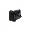 Дамска чанта PAULA VENTI от естествена кожа модел LAYLA с подвижна кожена  дълга дръжка цвят черен