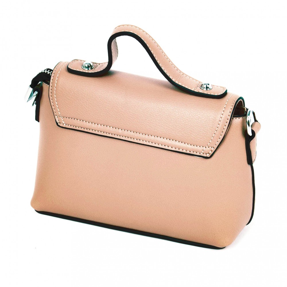 Луксозна малка дамска чанта PAULA VENTI модел PV388 цвят розов