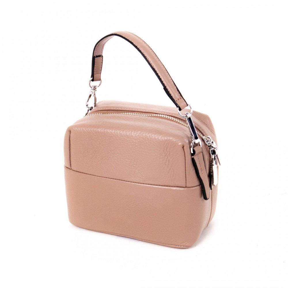 Дамска чантичка от естествена кожа PAULA VENTI модел PV7316 цвят розов