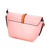 Модерна малка чанта от естествена кожа PAULA VENTI модел ENH91 цвят розов