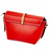 Червена дамска чанта от естествена кожа PAULA VENTI модел ENH91 