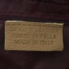 Изчистена малка дамска чанта модел BELLO от италианска естествена кожа с дълга дръжка цвят черен
