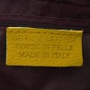 Малка жълта дамска чанта модел BELLO от италианска естествена кожа с дълга дръжка 