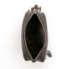 Кафява малка дамска чанта модел BELLO от италианска естествена кожа с дълга дръжка 