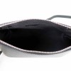Стилна малка дамска чанта от италианска естествена кожа модел SOLE с дълга дръжка син