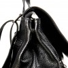 Дамска раница Paula Venti изработена от висококачествена естествена кожа модел SHORE цвят черен