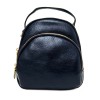 Тъмно синя малка дамска раница дамска чанта 2 в 1 PAULA VENTI модел SUNNY еко кожа 