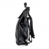 Артистична кожена дамска раница Paula Venti модел ART от висококачествена еко кожа цвят черен