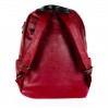 Кожена дамска раница дамска чанта 2 в 1 Paula Venti модел FEEL високо качество еко кожа цвят червен