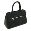 Красива дамска чанта от висококачествена еко кожа PAULA VENTI модел PVD6579 цвят черен