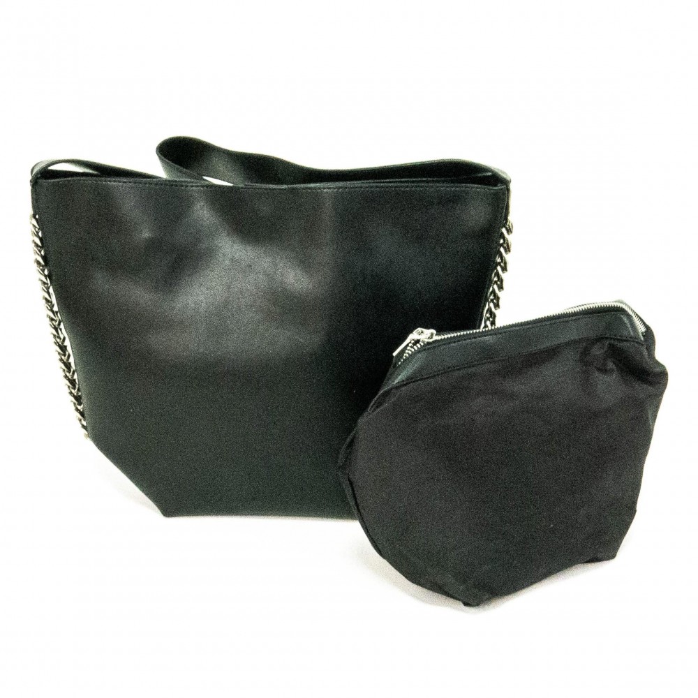 Дамска чанта модел PV8018 цвят черен