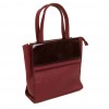 Луксозна дамска чанта от висококачествена еко кожа PAULA VENTI модел PV271 цвят бордо