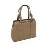 Стилна бежова чанта от висококачествена еко кожа PAULA VENTI модел PVM015 