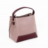 Розова ежедневна дамска чанта PAULA VENTI модел 076 от еко кожа с дълга подвижна дръжка