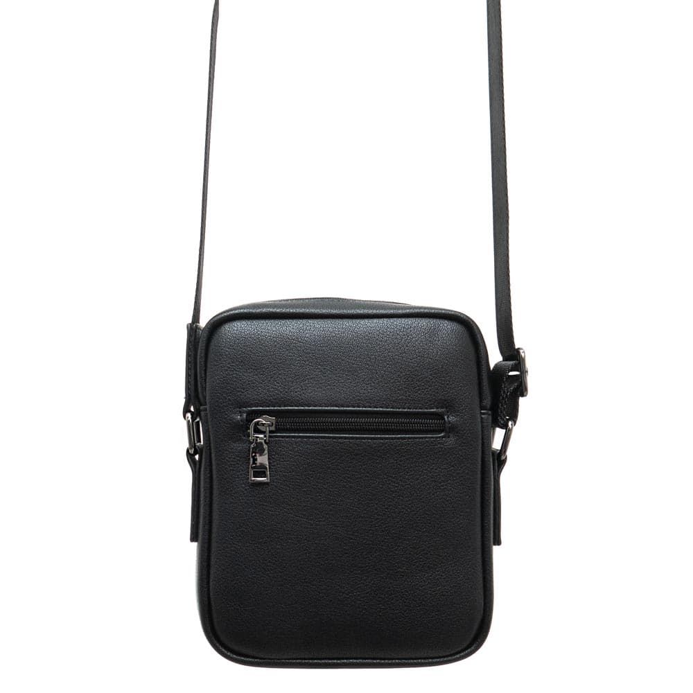 Практична мъжка чанта от висококачествена еко кожа ENZO NORI модел ENM599 цвят черен