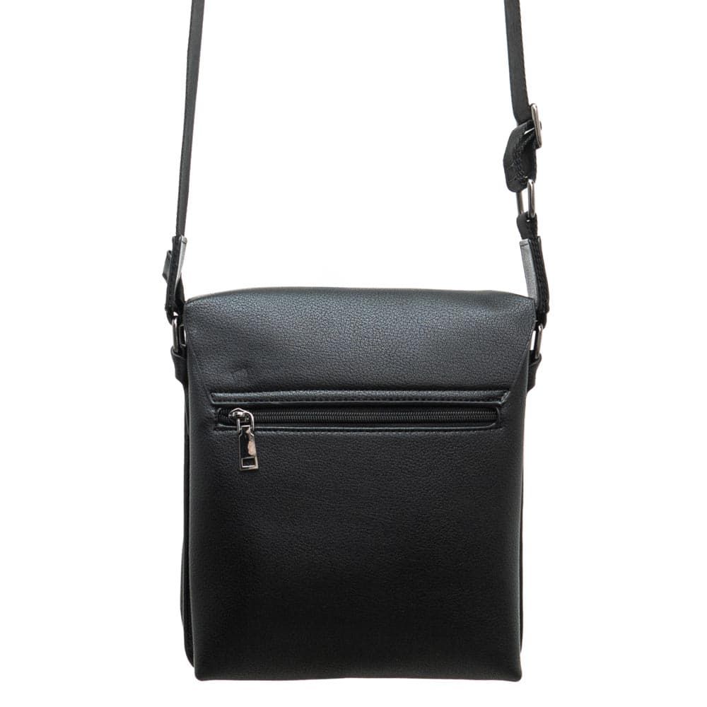 Мъжка чанта от висококачествена еко кожа ENZO NORI модел ENM800 цвят черен