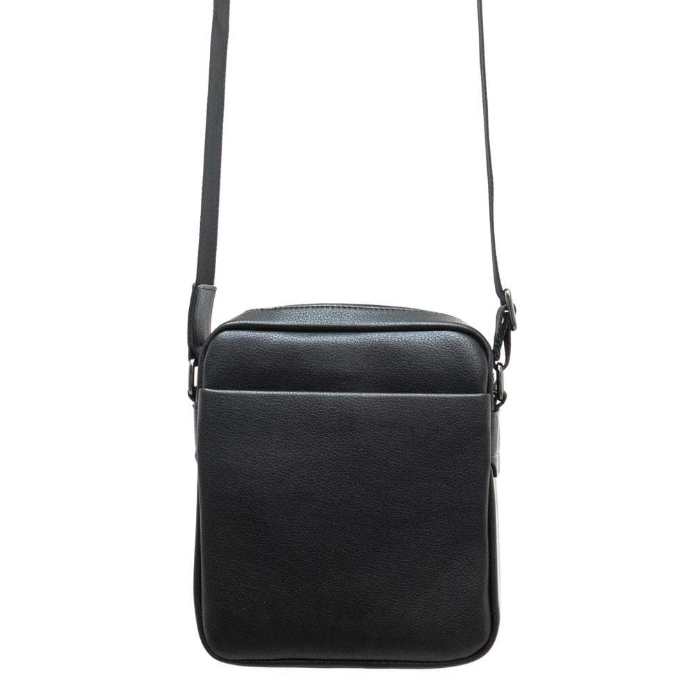 Висококачествена еко кожа мъжка чанта цвят черен мъжка чанта през рамо ENZO NORI модел ENM845