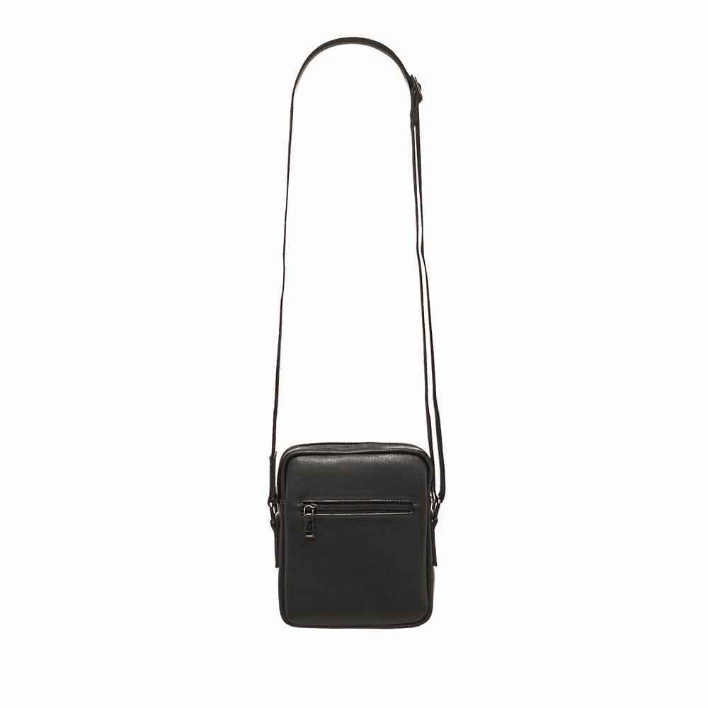 Модерна мъжка чанта от еко кожа ENZO NORI модел ENM988 черен