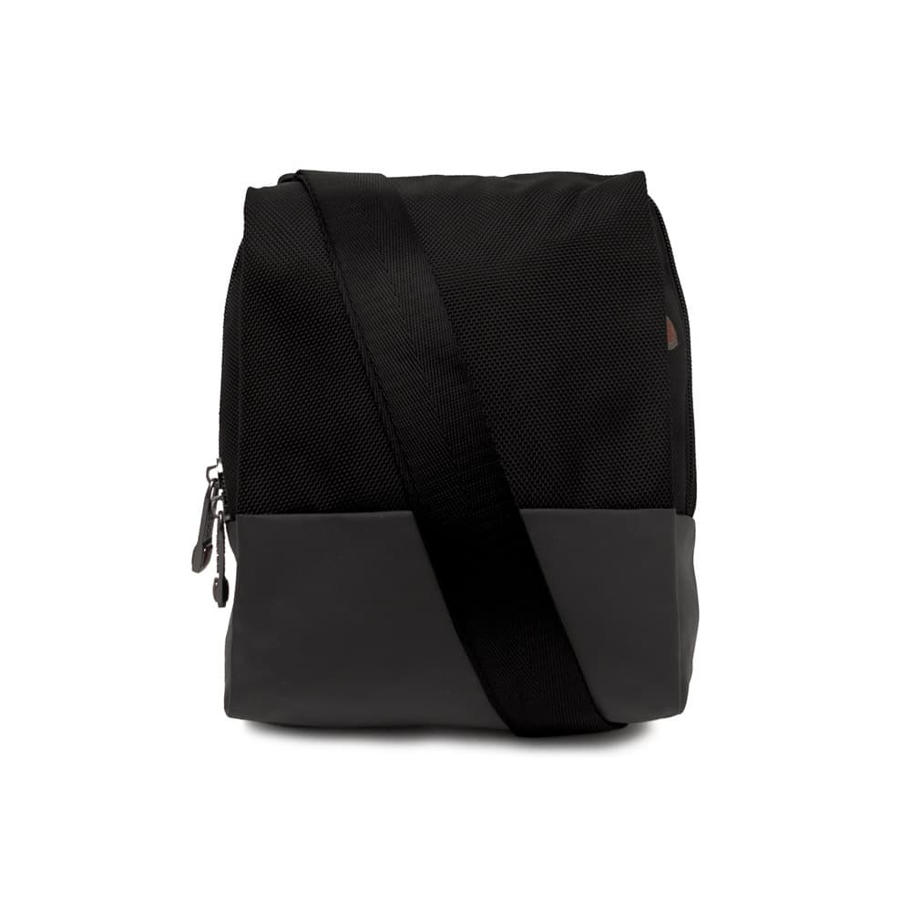 Мъжка чанта през рамо ENZO NORI модел ARMANDO текстил черен