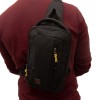 Мъжка чанта през рамо ENZO NORI модел TERO текстил черен
