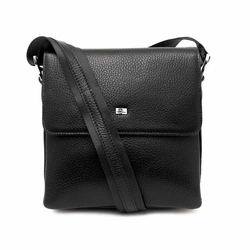 Спортно-официална мъжка чанта от естествена кожа ENZO NORI модел MILANO черен
