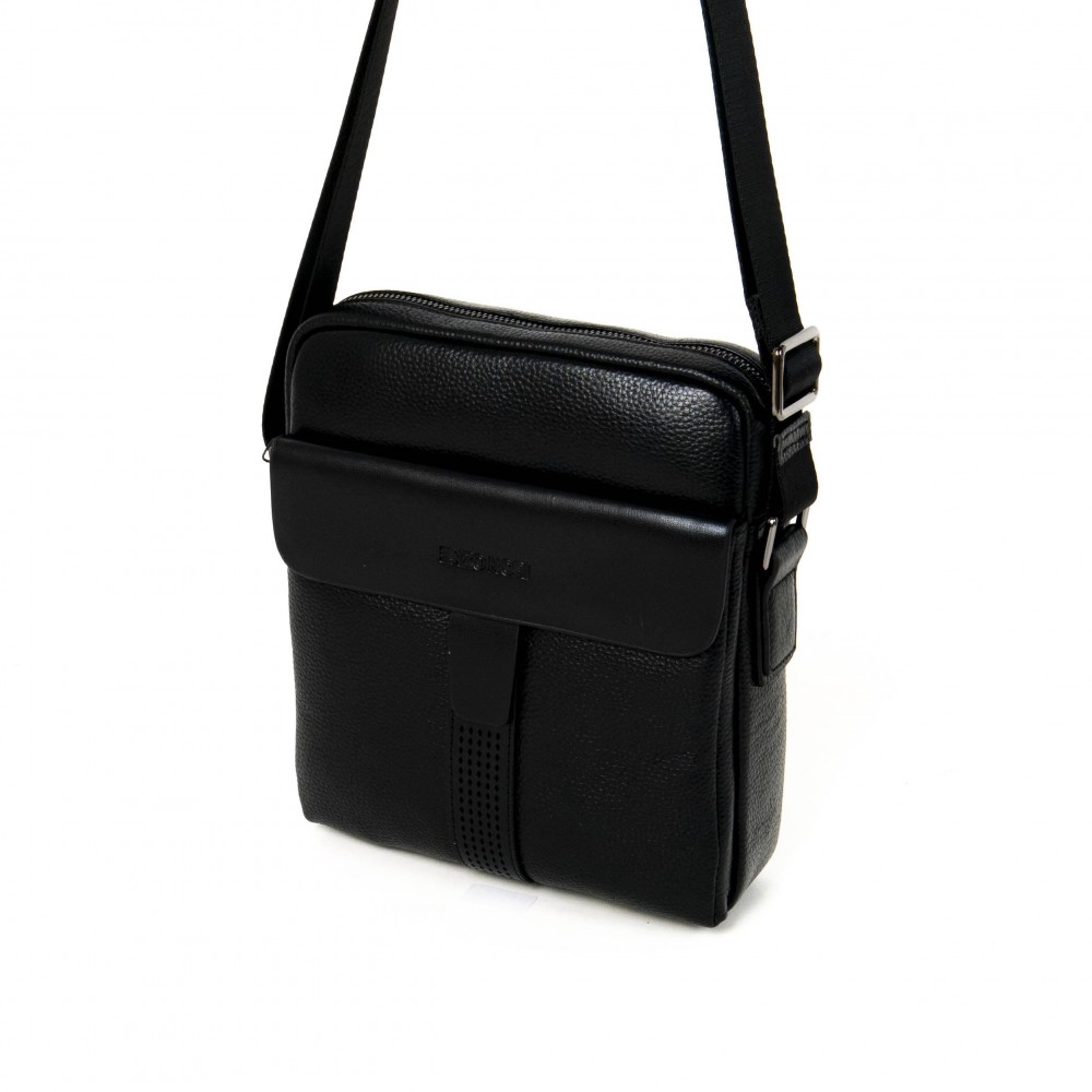 Стилна мъжка чанта за рамо ENZO NORI модел C1640 естествена кожа