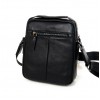 Мъжка чанта за рамо ENZO NORI модел C2506 естествена кожа черен