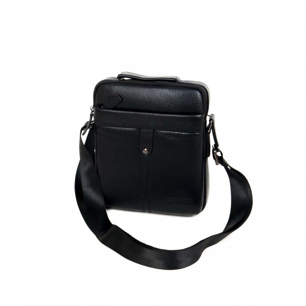 Луксозна мъжка чанта от естествена кожа ENZO NORI модел C45804 черен