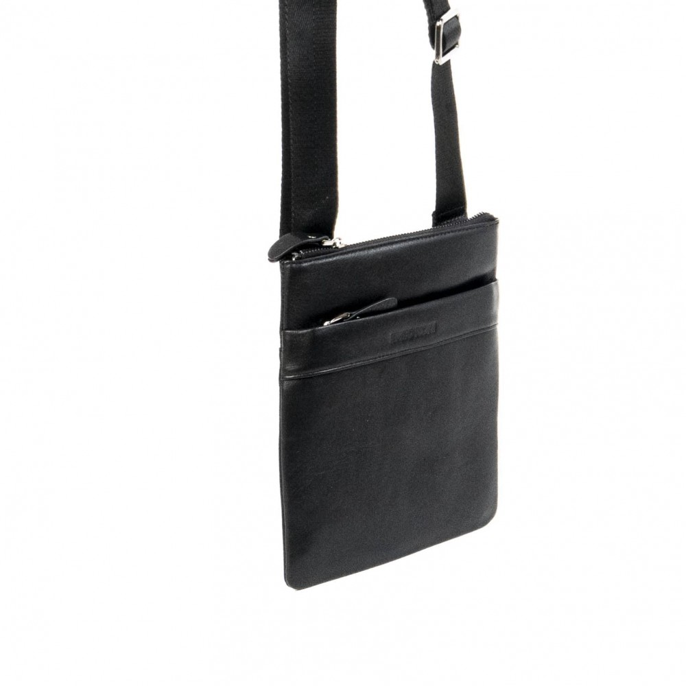 Спортно елегантна мъжка чанта ENZO NORI модел C1997 цвят черен