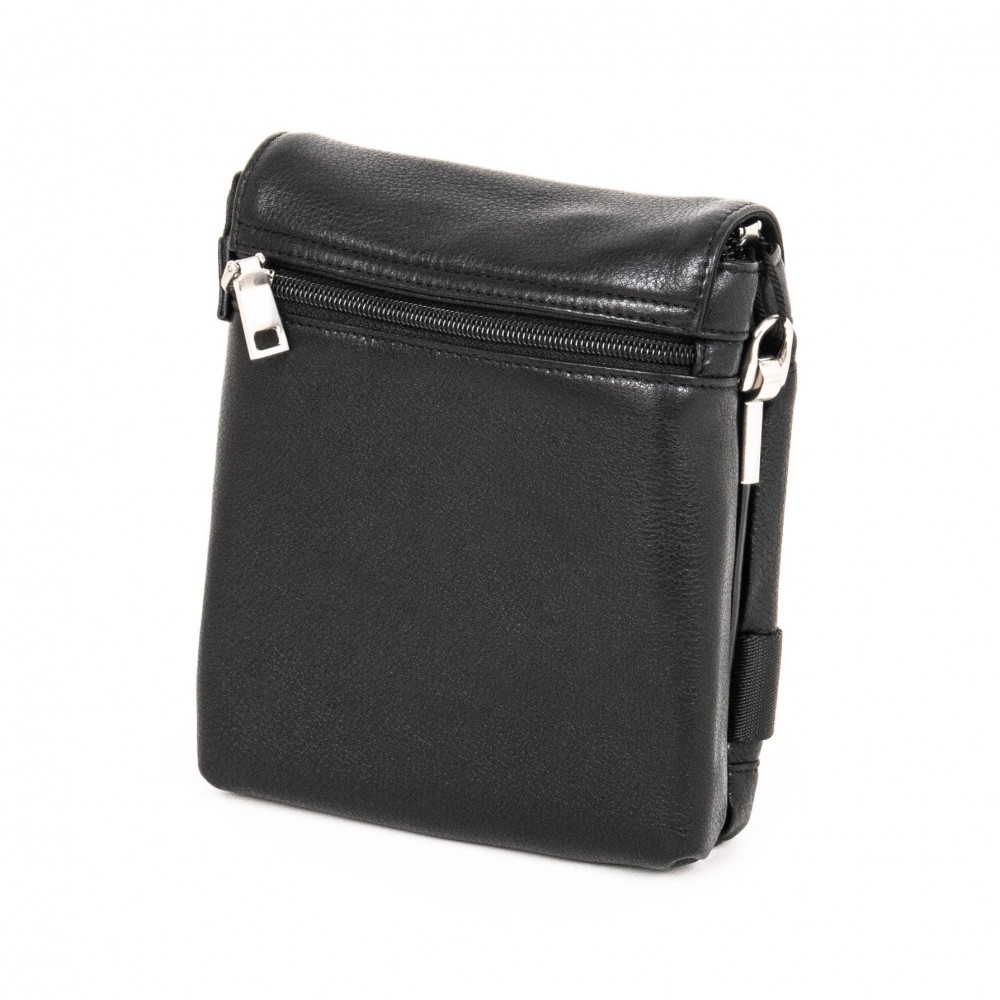 Стилна мъжка чанта от естествена кожа ENZO NORI модел L20988 черен