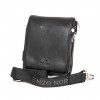 Стилна мъжка чанта от естествена кожа ENZO NORI модел L20988 черен