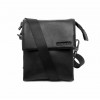 Малка спортно-официална мъжка чанта от естествена кожа ENZO NORI модел L2172 черен