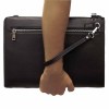 Мъжка бизнес чанта ENZO NORI модел SANTIAGO естествена кожа черен