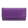 Красиво дамско портмоне от естествена кожа ENZO NORI модел ELEGANTE цвят лилав