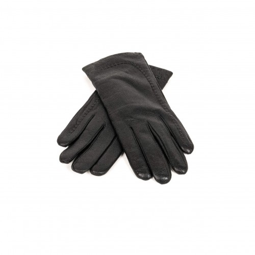 Дамски ръкавици Paula Venti модел AURA естествена кожа черен