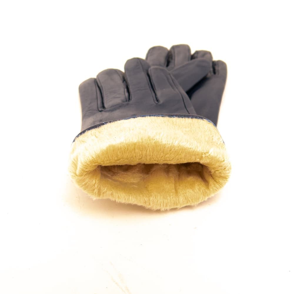 Дамски ръкавици PAULA VENTI модел TEA естествена кожа син