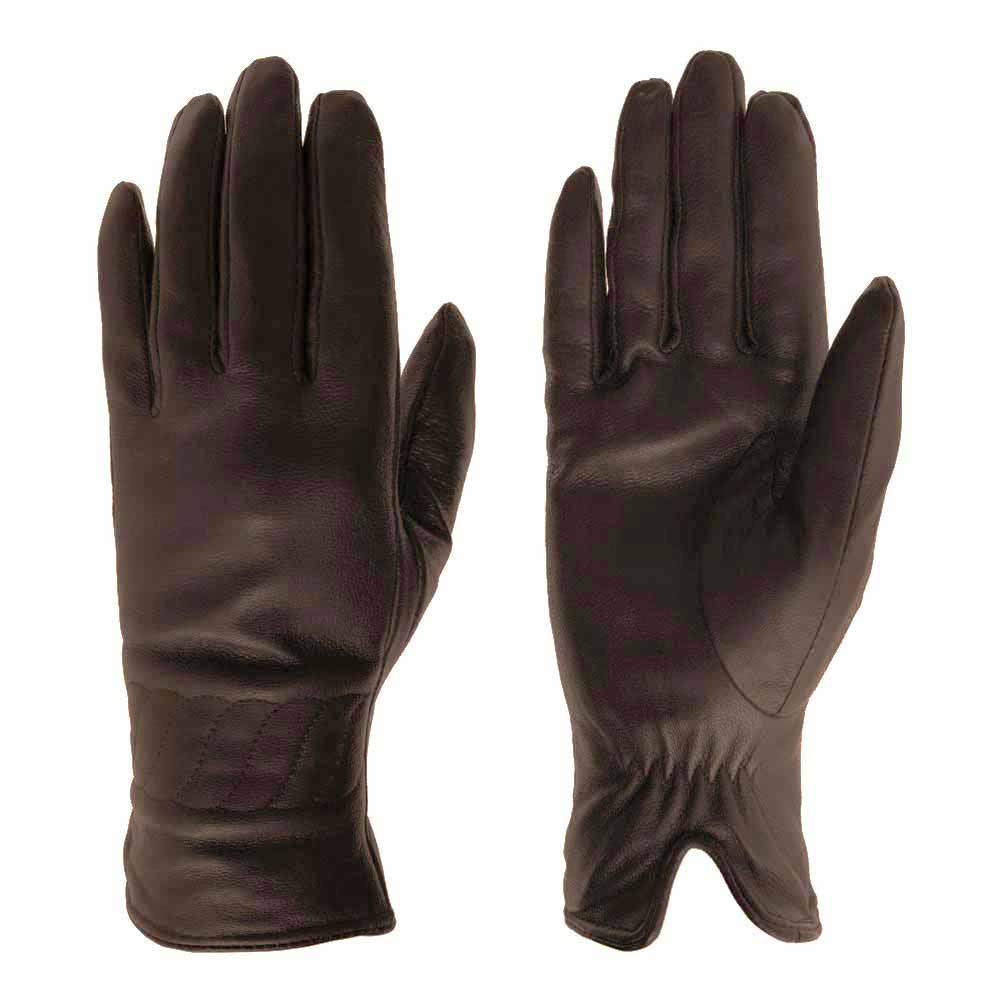 Дамски ръкавици PAULA VENTI модел PEGE естествена кожа кафяв