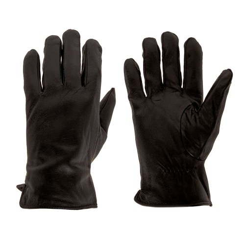 Мъжки ръкавици модел OTTO естествена кожа черен