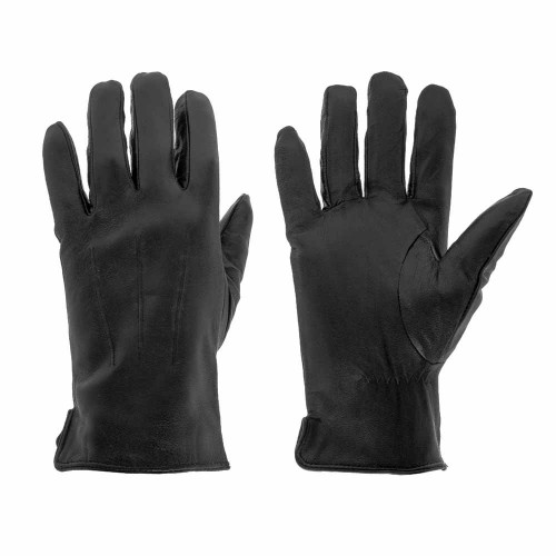 Мъжки ръкавици PAULA VENTI модел LEO естествена кожа черен