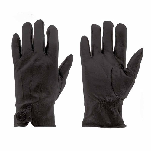 Мъжки ръкавици PAULA VENTI модел TACO естествена кожа черен