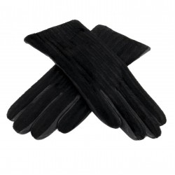 Дамски ръкавици PAULA VENTI модел OLA естествена кожа черен