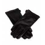 Дамски ръкавици Paula Venti модел SHIA естествена кожа черен