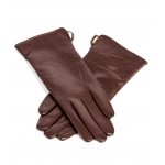 Дамски ръкавици Paula Venti модел SHIA естествена кожа кафяв