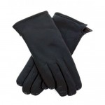 Дамски ръкавици Paula Venti модел ASAN естествена кожа черен